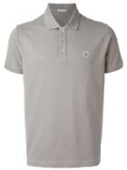 Moncler Logo Polo Shirt, Men's, Size: Small, Grey, Cotton