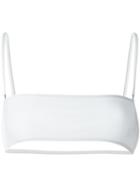Ack - Bandeau Bikini Top - Women - Polyamide/spandex/elastane - S, White, Polyamide/spandex/elastane
