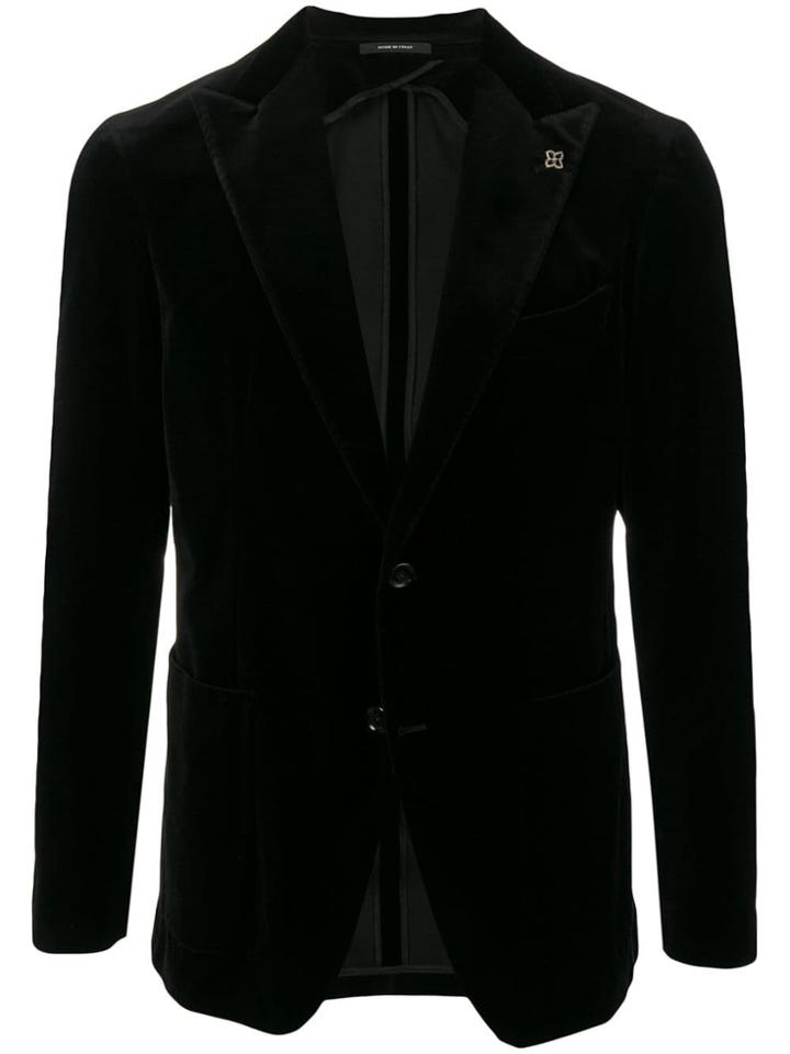 Tagliatore Textured Blazer - Black