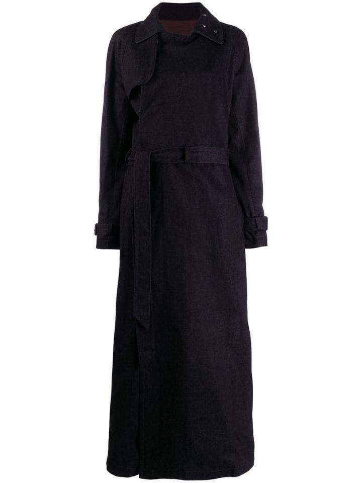 A.f.vandevorst Belted Double-breasted Coat - Blue