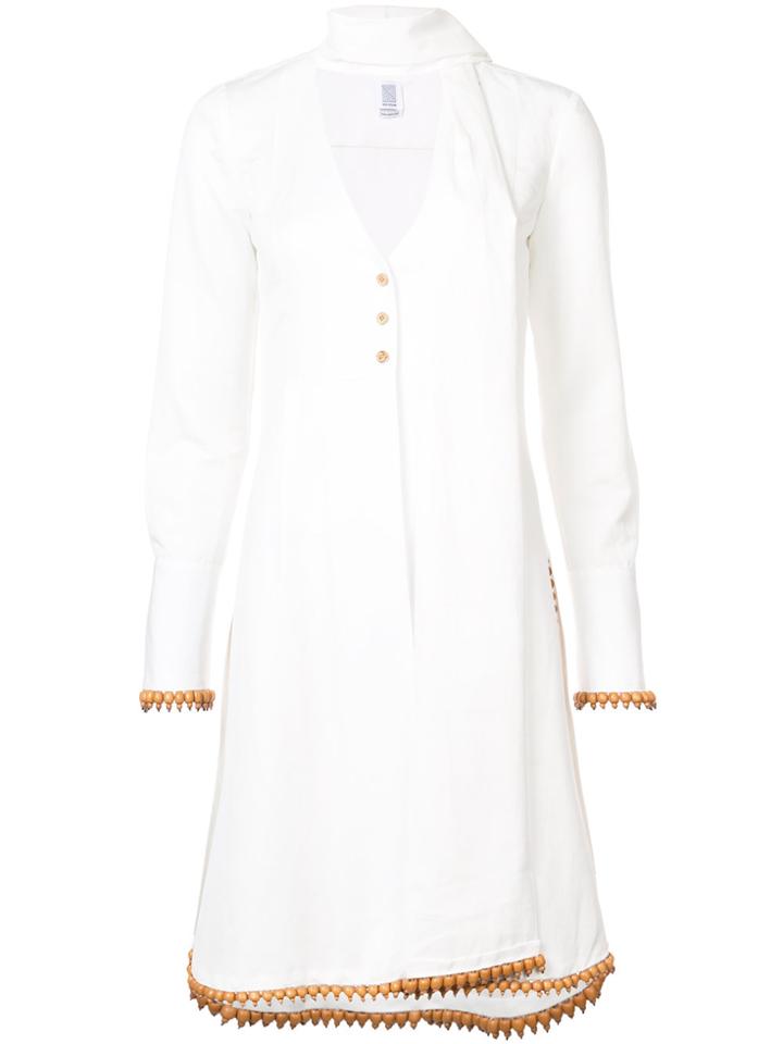 Rosie Assoulin Scarf Neck Tunic - White