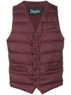 Herno Quilted Waistcoat - Red