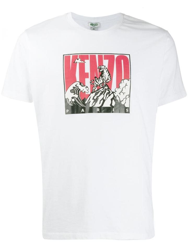 Kenzo Tiger Mountain T-shirt - White