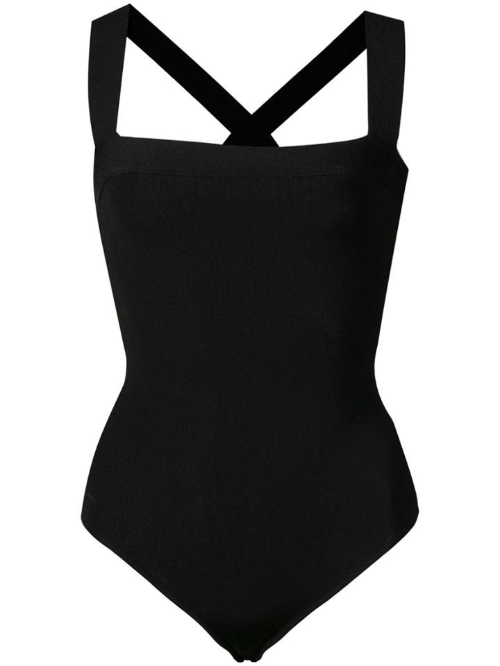 Khaite Portia Bodysuit - Black