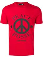 Love Moschino Peace T-shirt - Red