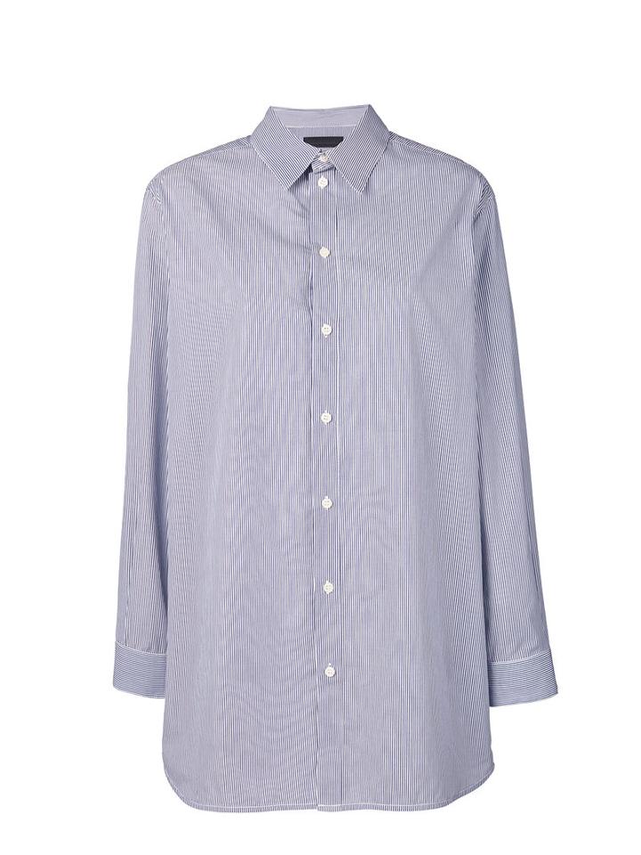 Diesel Black Gold - Dafni Shirt Dress - Women - Cotton - 44, Blue, Cotton