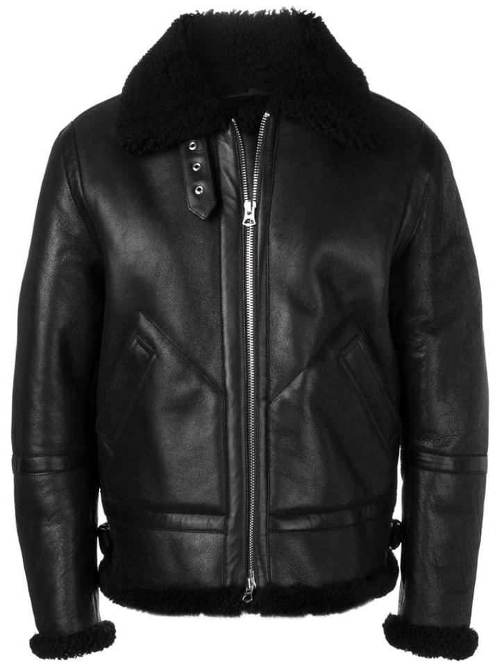 Acne Studios Ian Shearling Jacket - Black