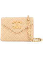 Chanel Vintage Cc Single Chain Shoulder Bag - Neutrals