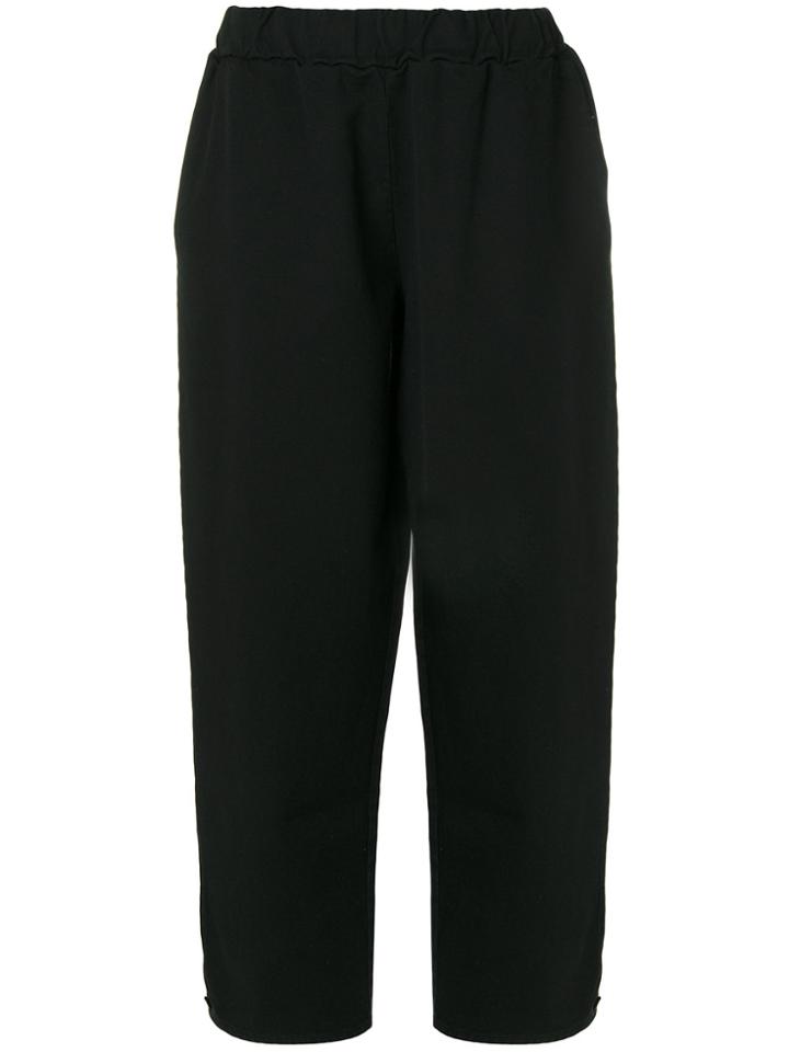 Labo Art Wide Leg Casual Trousers - Black