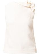 Palmer / Harding Jacquard Pierce Top - White