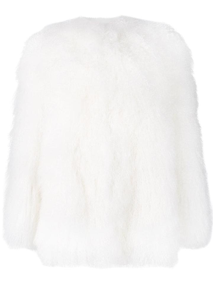Numerootto Oversized Coat - White