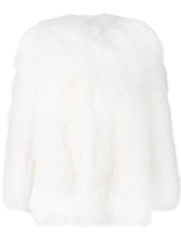 Numerootto Oversized Coat - White