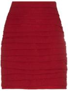 Magda Butrym Fajardo High-waisted Mini Skirt - Red