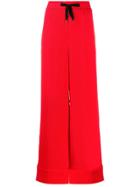 Roland Mouret Wide Leg Trousers - Red