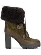 See By Chloé Shearling Lined Boots - Green