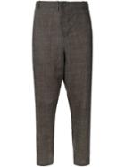 Forme D'expression Cropped Trousers, Men's, Size: Large, Brown, Cotton/virgin Wool