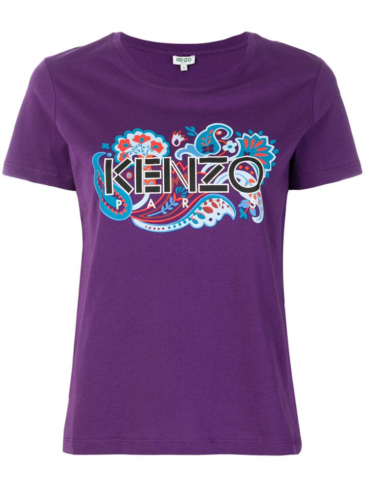 Kenzo Logo T-shirt - Pink & Purple