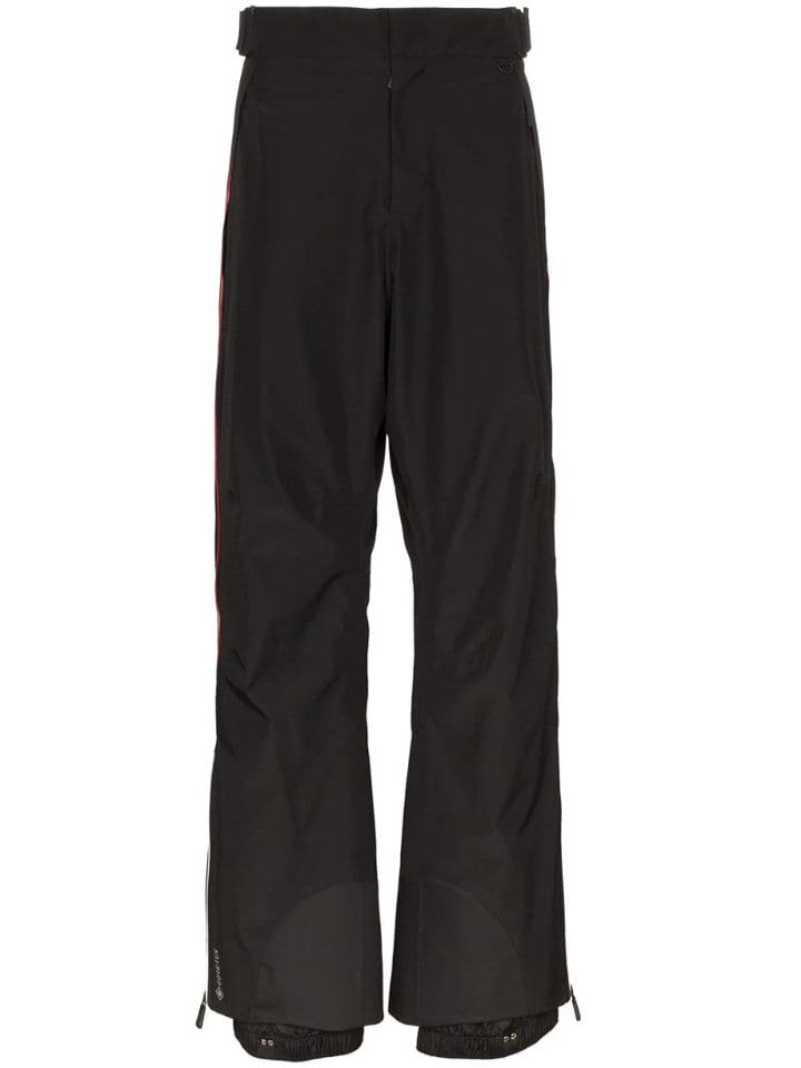 Moncler Grenoble Sport-stripe Ski Trousers - Black