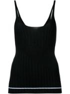 Georgia Alice - Dusky Tank Top - Women - Viscose/polyimide - 8, Black, Viscose/polyimide