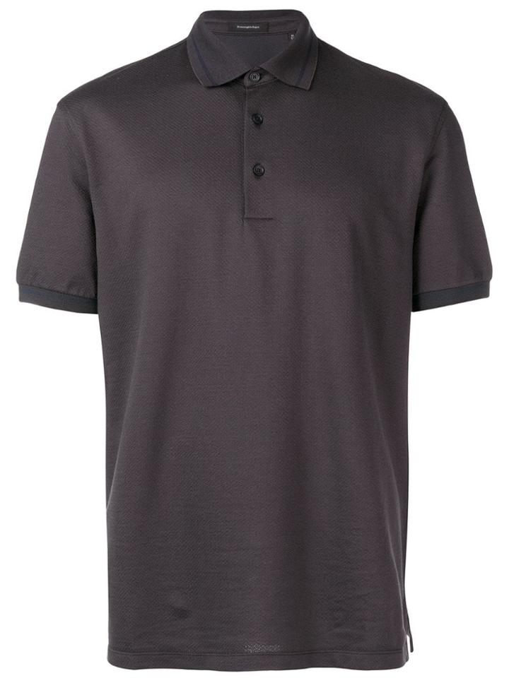 Ermenegildo Zegna Slim-fit Polo Shirt - Brown