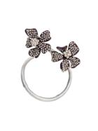 Acne Studios Flower Hoop Earring - Purple