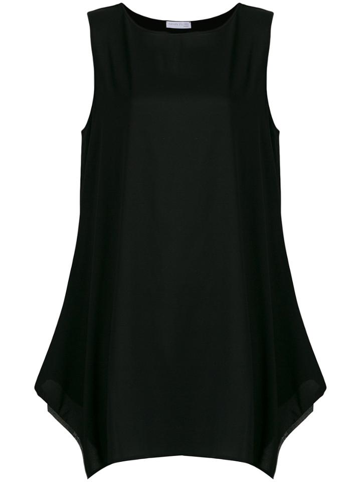 Fabiana Filippi Asymmetric Sleeveless Top - Black