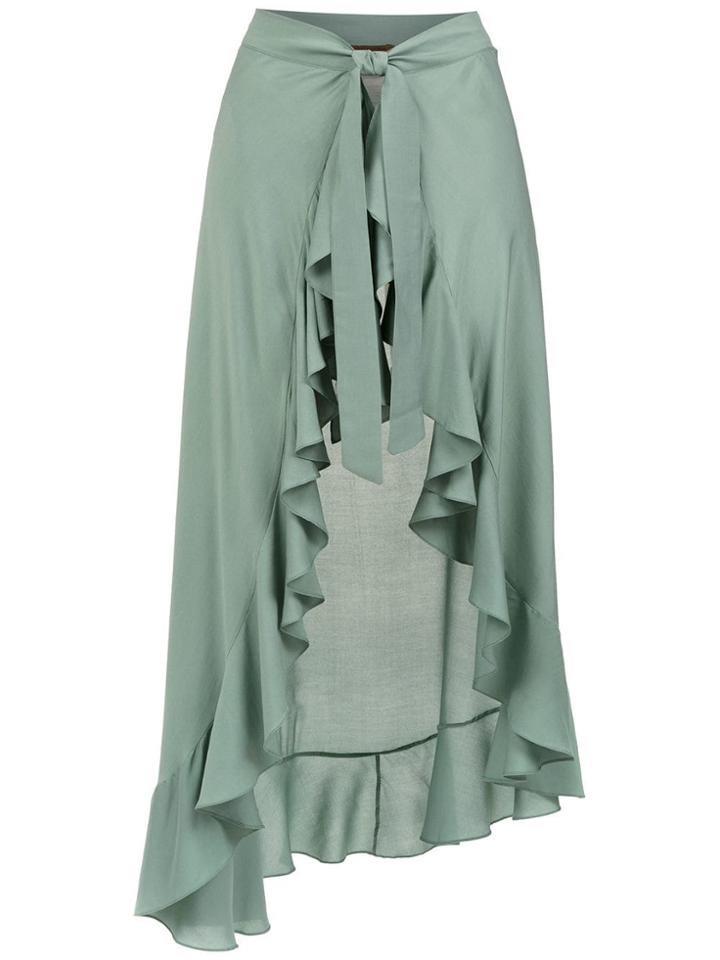 Clube Bossa Ruffled Delloref Skirt - Green