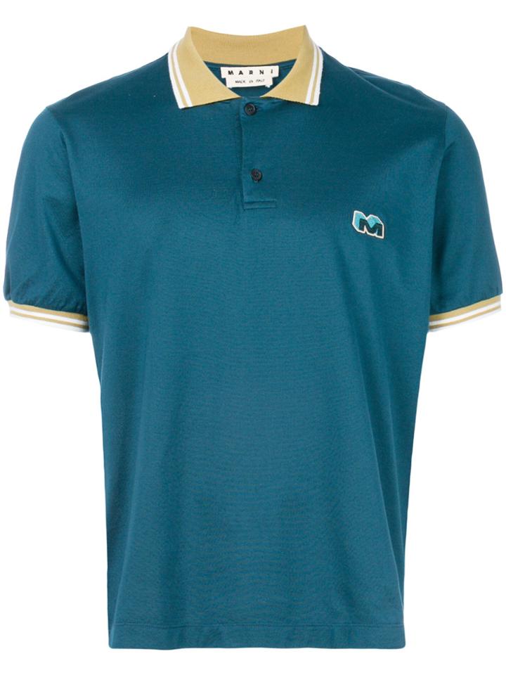 Marni M Crest Polo Shirt - Green