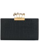 Alexander Mcqueen Knuckle Clutch - Black