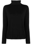 Aspesi Fine Knit Turtleneck Sweater - Black