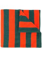 Loewe Two-tone Striped Scarf - Orange