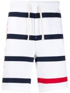 Polo Ralph Lauren Logo Striped Shorts - White