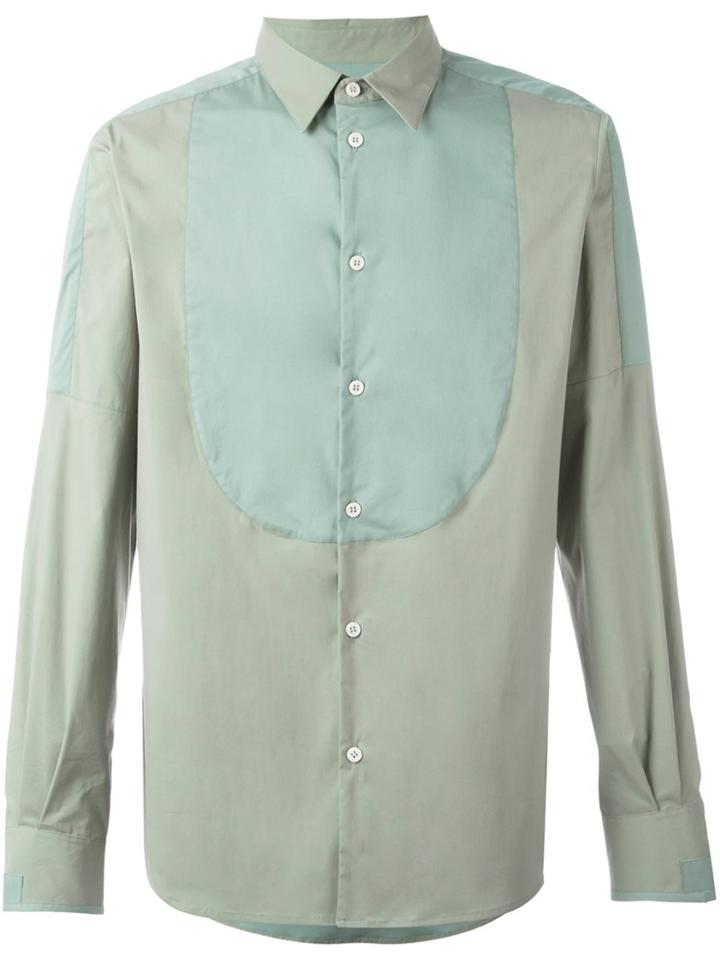 Al Duca D'aosta 1902 Paneled Longsleeved Shirt - Green