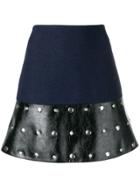 Sonia Rykiel Studded Mini Skirt - Blue