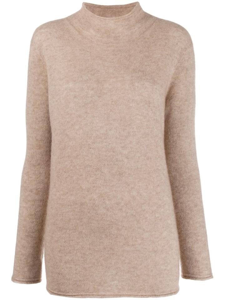 Agnona Roll-neck Jumper - Neutrals