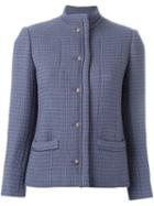 Chanel Vintage Bouclé Fitted Jacket, Women's, Size: 36, Pink/purple