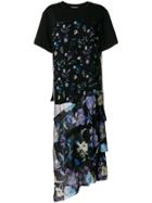 3.1 Phillip Lim Floral Print T-shirt - Black
