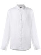 Michael Michael Kors Slim-fit Linen Shirt - White