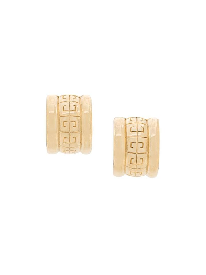 Givenchy Vintage 1980's Demi-hoop Earrings - Gold