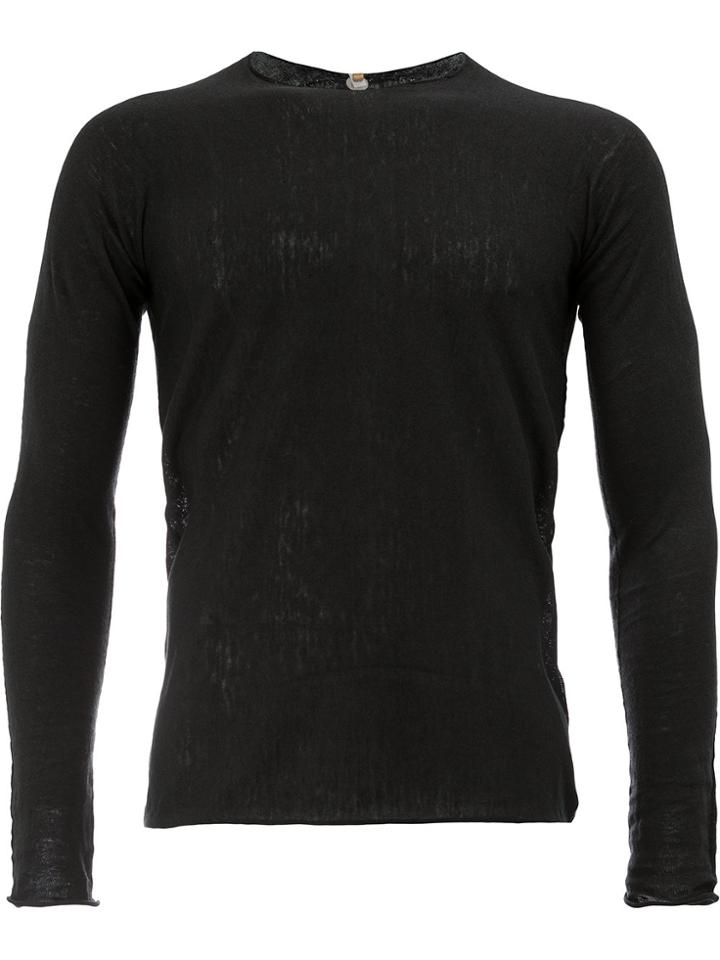 Label Under Construction Classic Fitted Sweater - Black