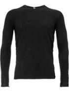 Label Under Construction Classic Fitted Sweater - Black