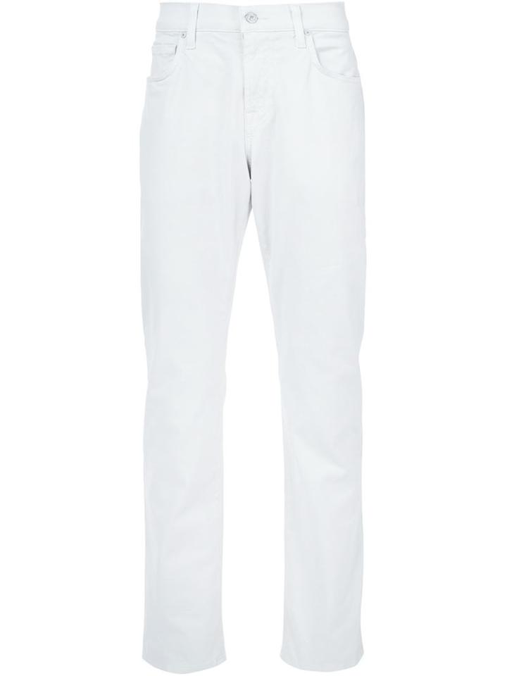 7 For All Mankind The Straight Jeans, Men's, Size: 33, Nude/neutrals, Cotton