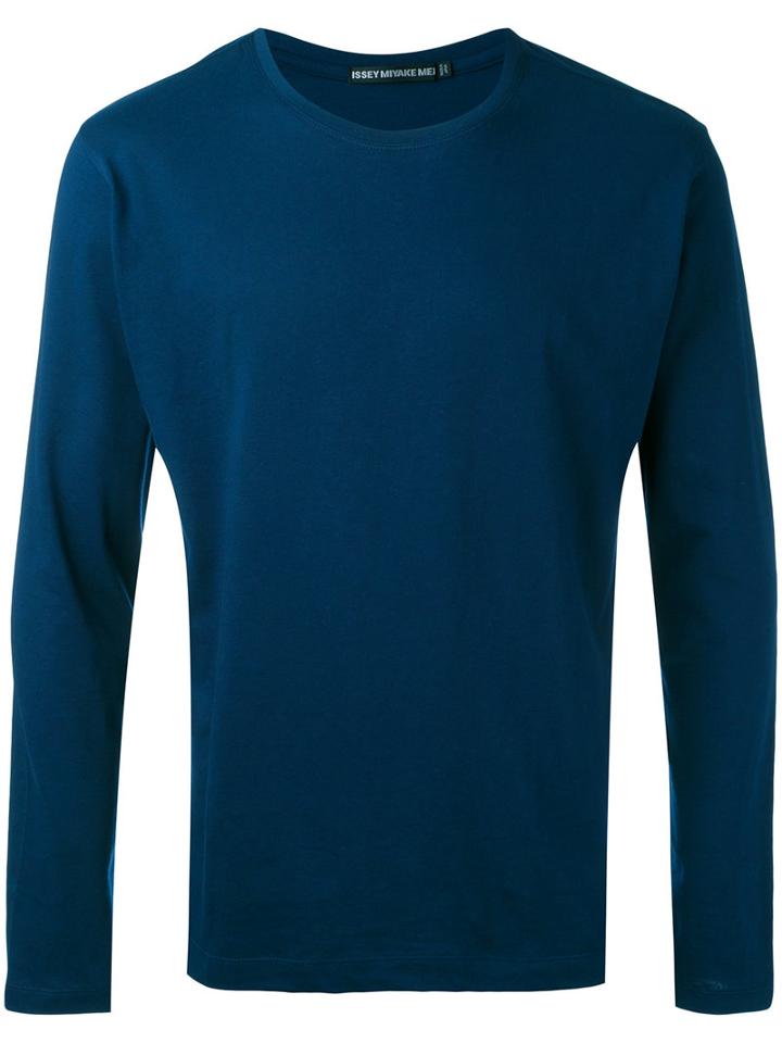 Issey Miyake - Crew-neck Top - Men - Cotton - 5, Blue, Cotton