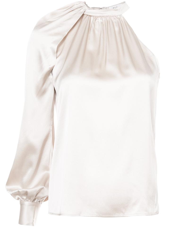 A.l.c. Piper One-shoulder Blouse - Nude & Neutrals