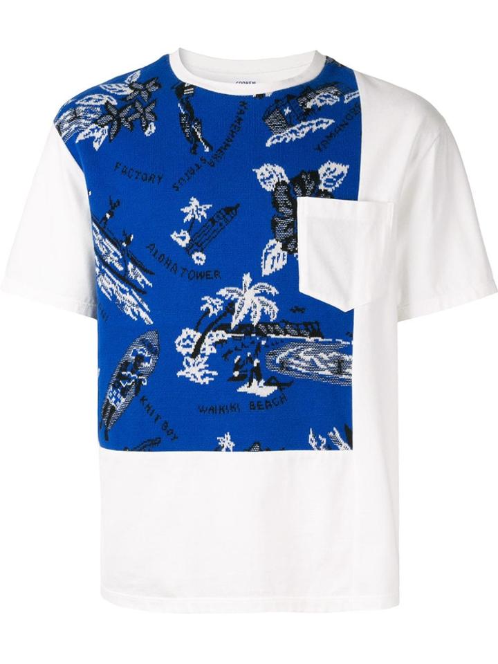 Coohem Aloha Jacquard T-shirt - Blue