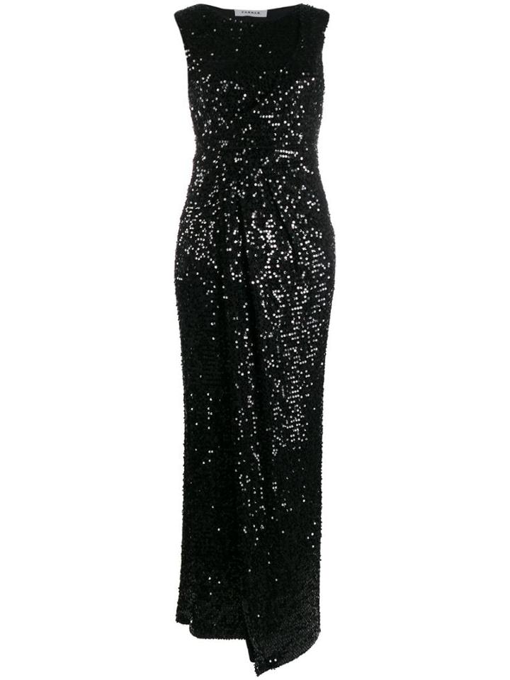 P.a.r.o.s.h. Long Embellished Dress - Black