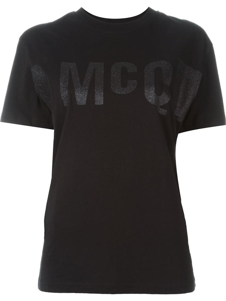 Mcq Alexander Mcqueen Hologram Logo Print