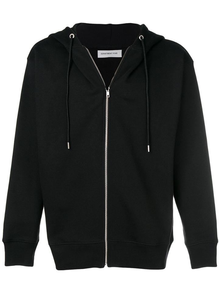 Department 5 Front Zip Hoodie - Black