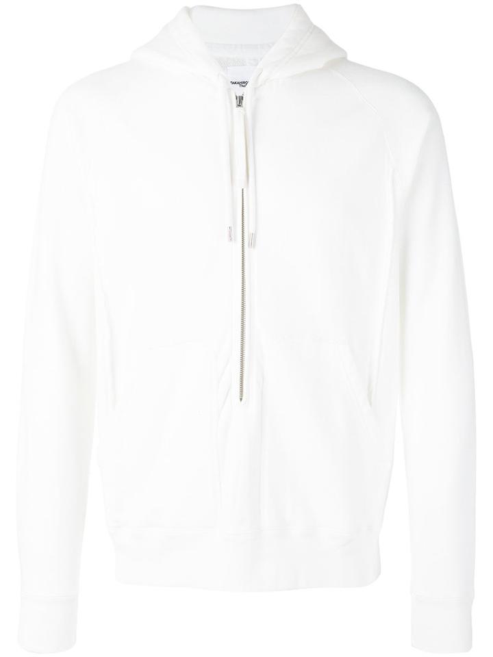 Wardrobe Long Zip Hoodie - Men - Cotton - Xl, White, Cotton, Takahiromiyashita The Soloist