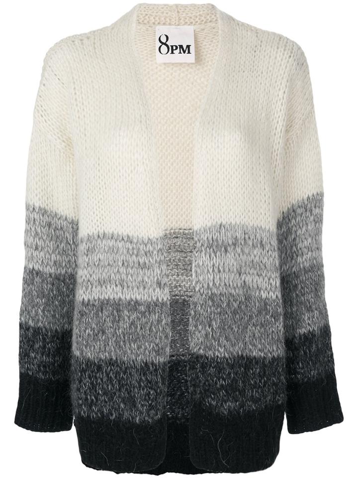 8pm Ombré Knit Cardigan - Nude & Neutrals